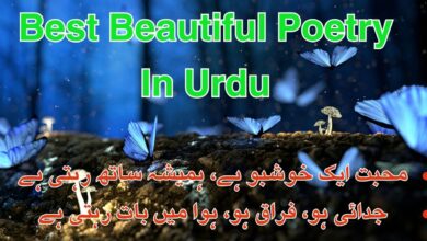 Best Beautiful Poetry In Urdu 