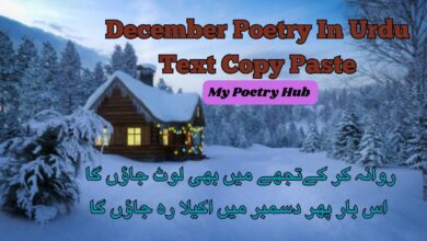 December Poetry In Urdu Text