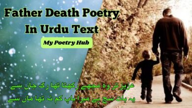 Father Death Poetry In Urdu