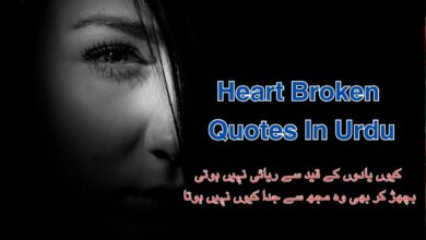 Heart Broken Quotes In Urdu
