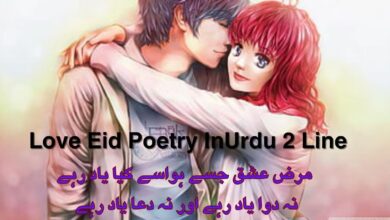 Ishq Poetry In Urdu 2 Line