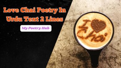 Love Chai Poetry In Urdu Text 2 Lines