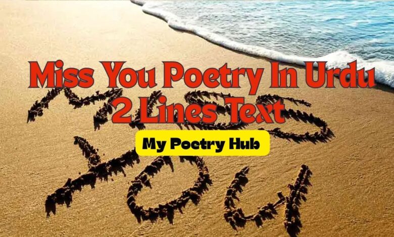 Miss You Poetry In Urdu