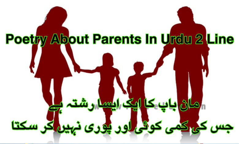 Poetry About Parents In Urdu 2 Line